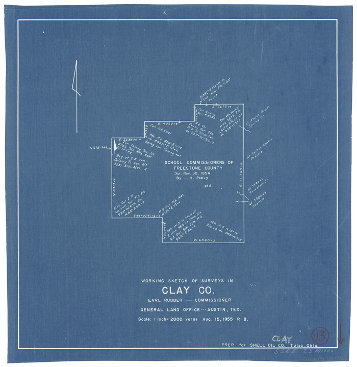 68036, Clay County Working Sketch 13, General Map Collection

