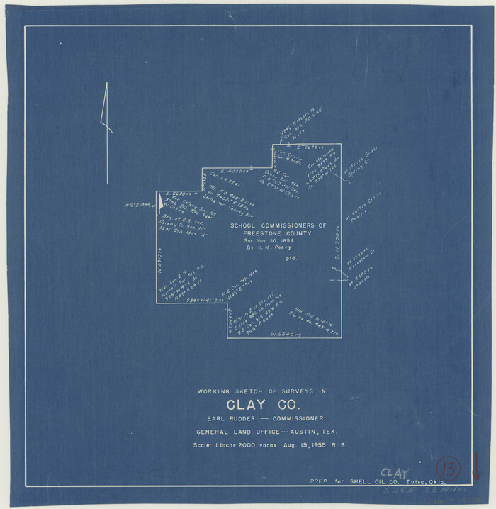 68036, Clay County Working Sketch 13, General Map Collection