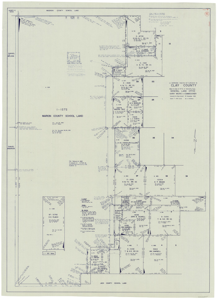 68037, Clay County Working Sketch 14, General Map Collection
