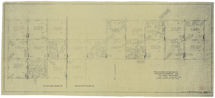 68091, Collingsworth County Working Sketch 3, General Map Collection
