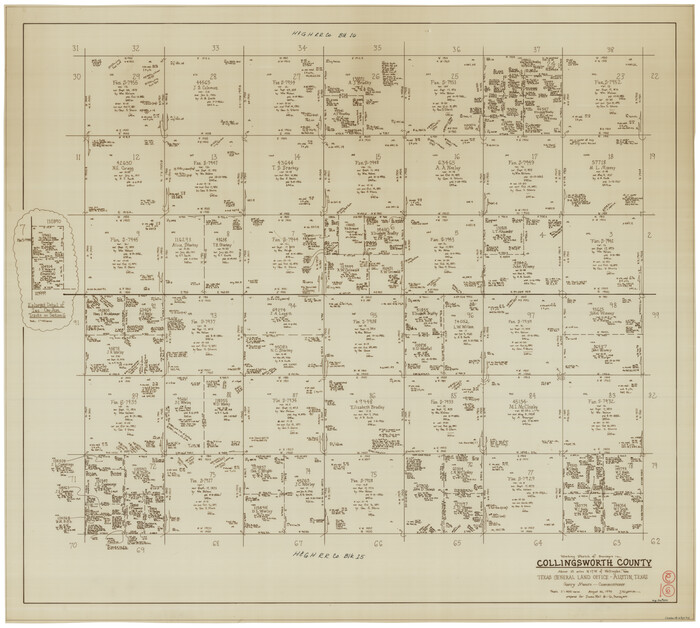 68094, Collingsworth County Working Sketch 6, General Map Collection
