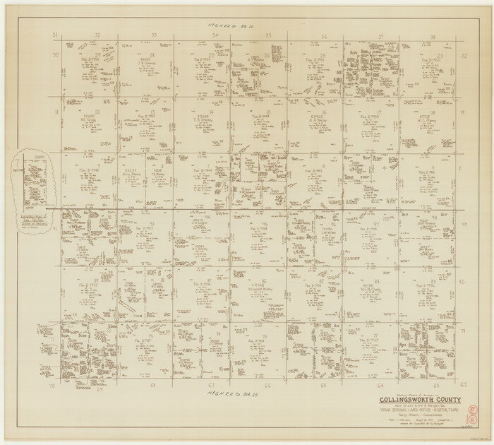 68094, Collingsworth County Working Sketch 6, General Map Collection