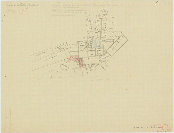 68101, Colorado County Working Sketch 1, General Map Collection