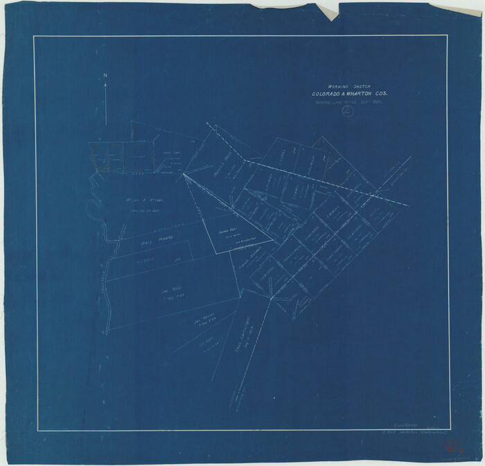 68102, Colorado County Working Sketch 2, General Map Collection