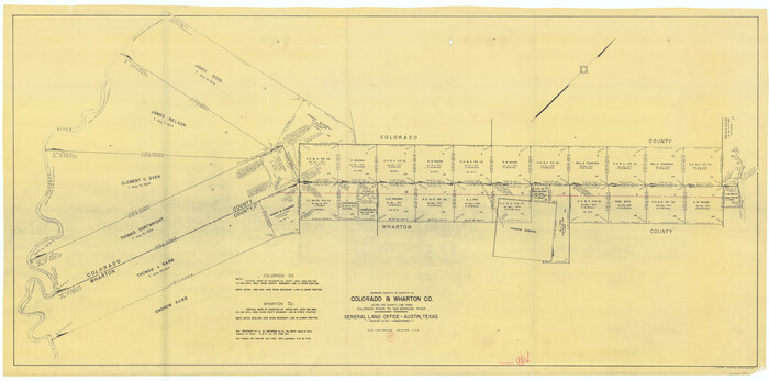 68115, Colorado County Working Sketch 15, General Map Collection