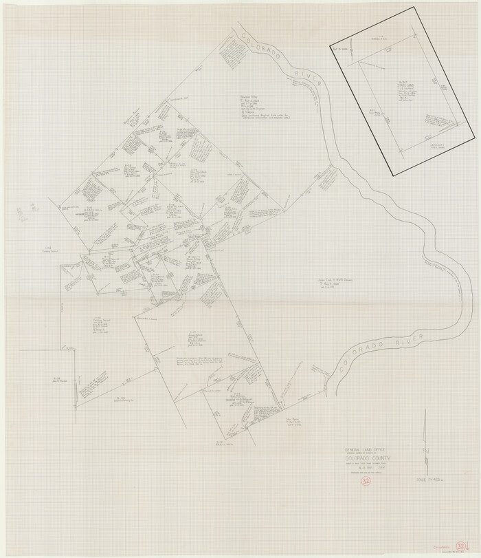 68132, Colorado County Working Sketch 32, General Map Collection