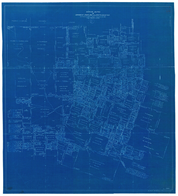 68139, Comanche County Working Sketch 5, General Map Collection
