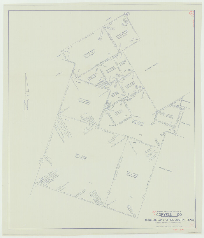 68226, Coryell County Working Sketch 19, General Map Collection