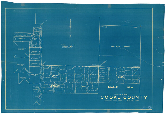 68240, Cooke County Working Sketch 3, General Map Collection
