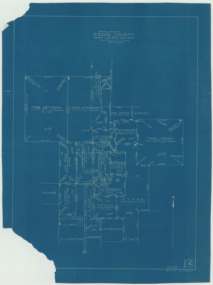 68241, Cooke County Working Sketch 4, General Map Collection