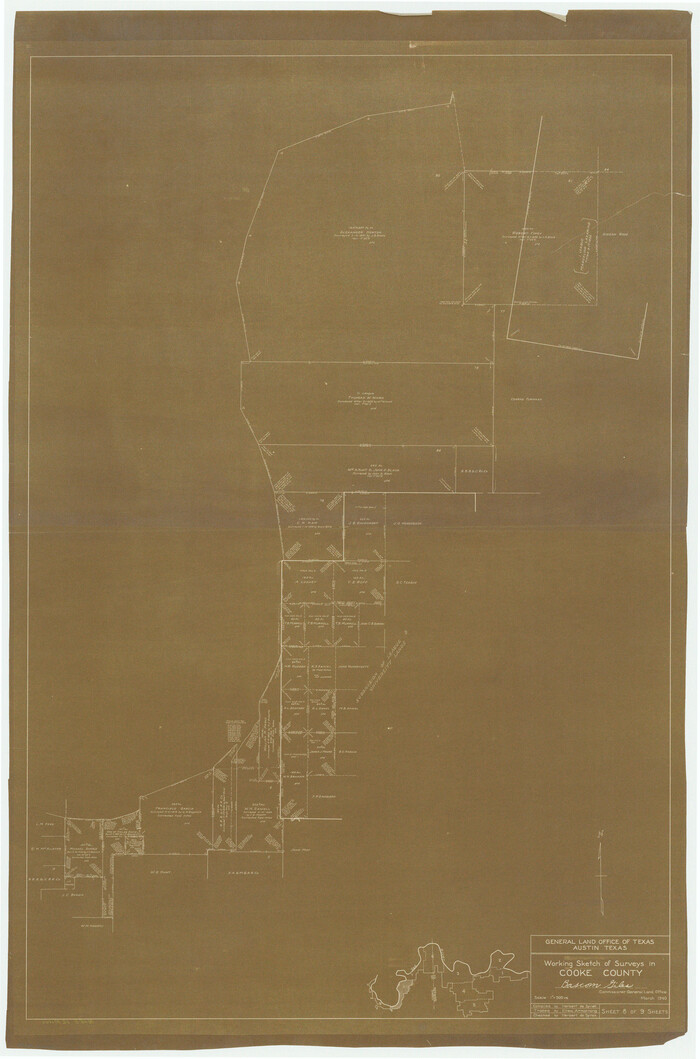 68248, Cooke County Working Sketch 11, General Map Collection
