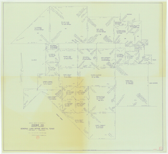 68259, Cooke County Working Sketch 22, General Map Collection