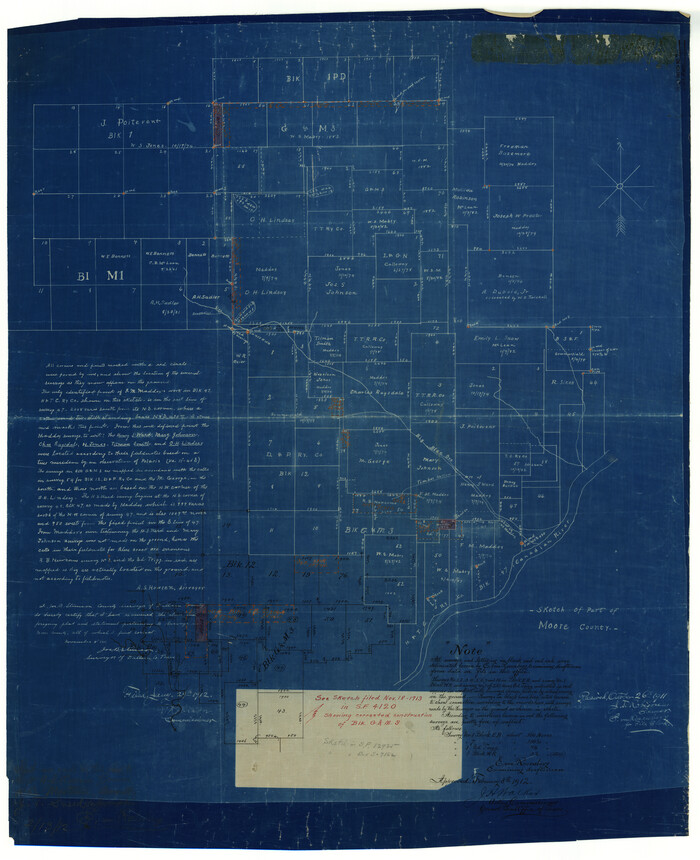 6826, Moore County Rolled Sketch 7, General Map Collection