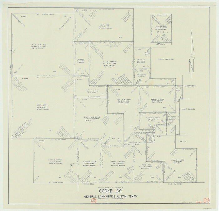 68260, Cooke County Working Sketch 23, General Map Collection