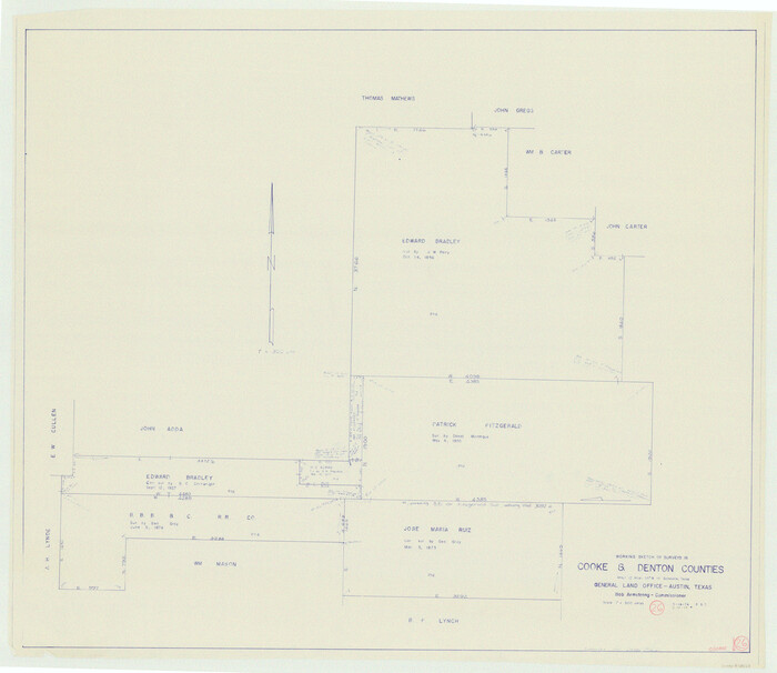 68263, Cooke County Working Sketch 26, General Map Collection