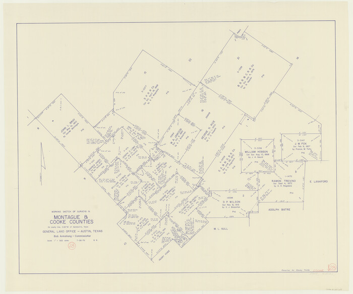 68265, Cooke County Working Sketch 28, General Map Collection
