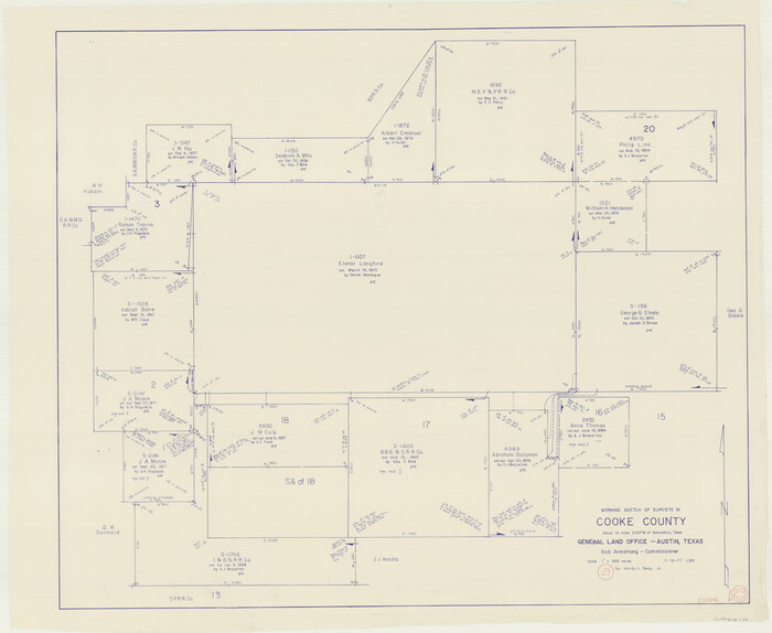 68266, Cooke County Working Sketch 29, General Map Collection