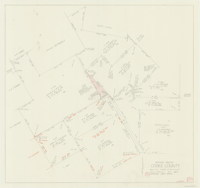 68267, Cooke County Working Sketch 30, General Map Collection