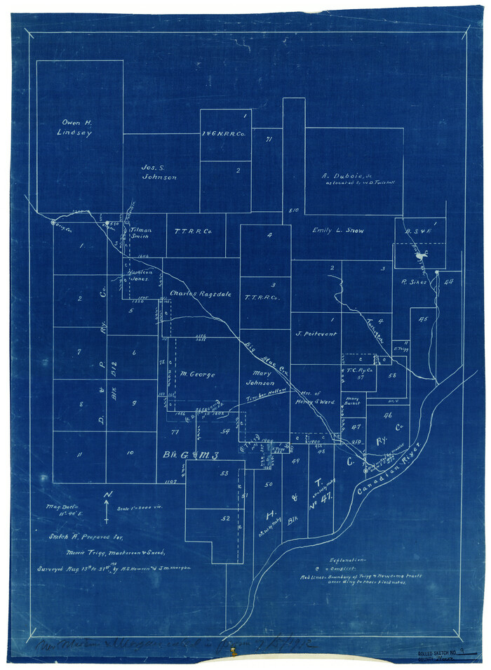 6827, Moore County Rolled Sketch 9, General Map Collection

