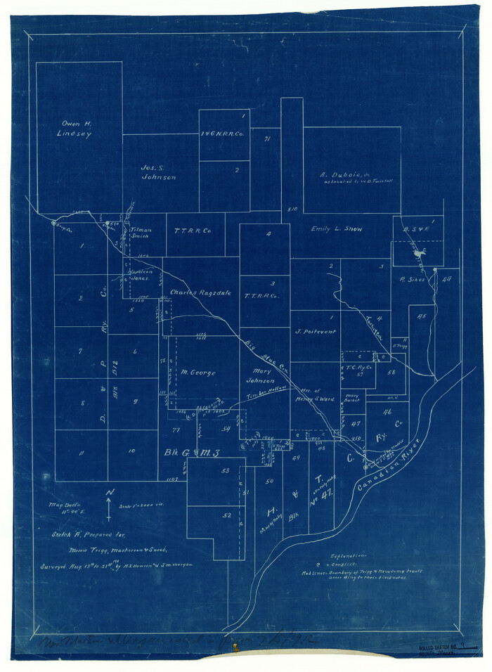 6827, Moore County Rolled Sketch 9, General Map Collection