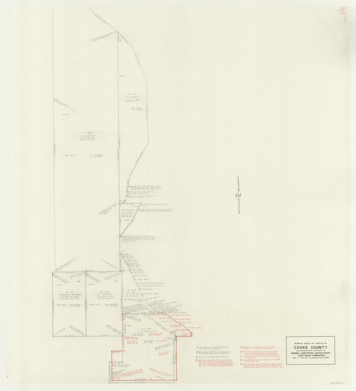 68271, Cooke County Working Sketch 34, General Map Collection