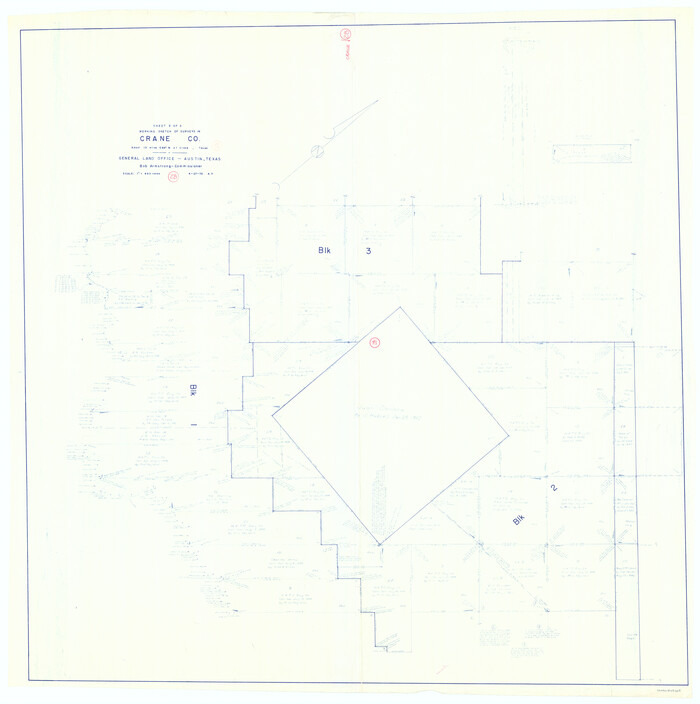 68305, Crane County Working Sketch 28, General Map Collection