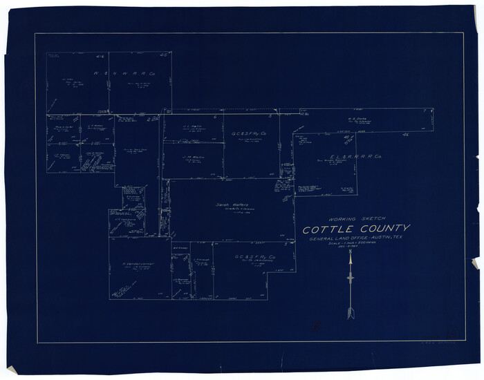 68316, Cottle County Working Sketch 6, General Map Collection
