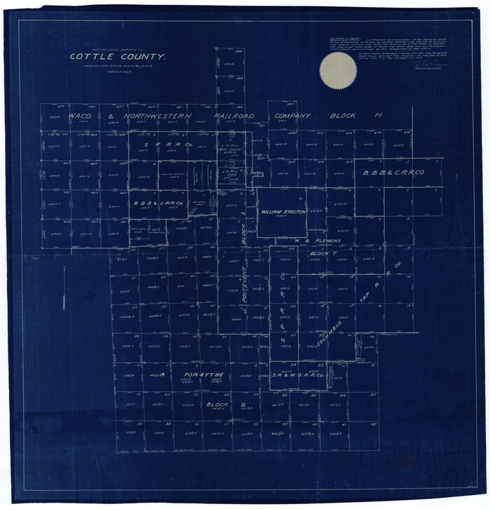 68319, Cottle County Working Sketch 9, General Map Collection