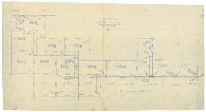 68325, Cottle County Working Sketch 15, General Map Collection