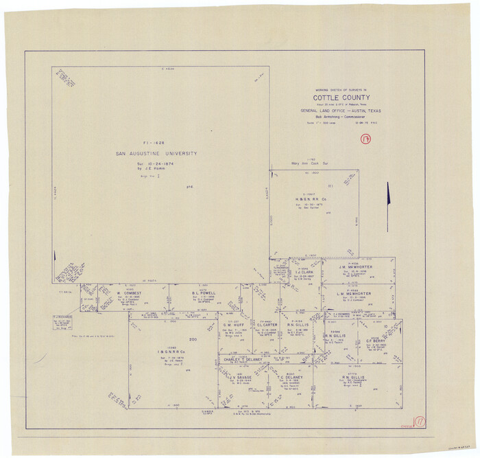 68327, Cottle County Working Sketch 17, General Map Collection
