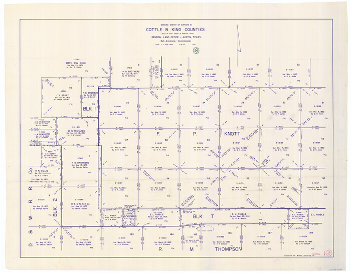 68328, Cottle County Working Sketch 18, General Map Collection