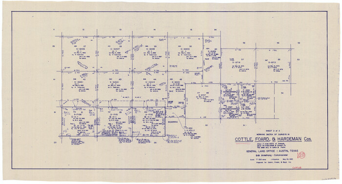 68330, Cottle County Working Sketch 20, General Map Collection