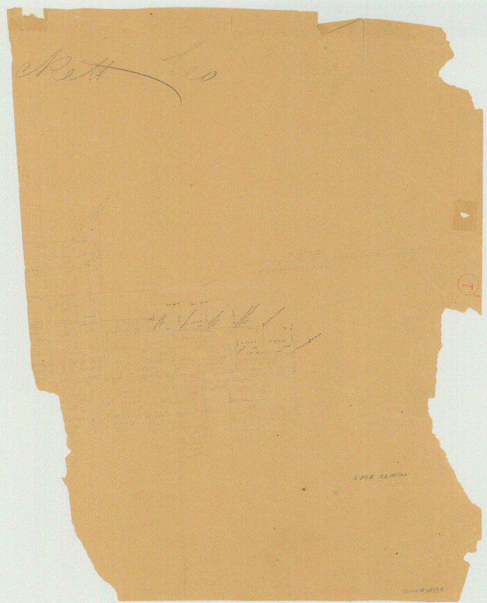 68334, Crockett County Working Sketch 1, General Map Collection