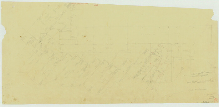 68365, Crockett County Working Sketch 32, General Map Collection