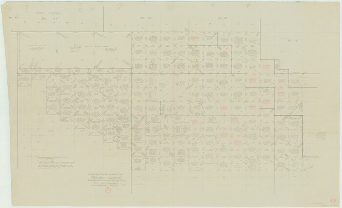 68389, Crockett County Working Sketch 56, General Map Collection