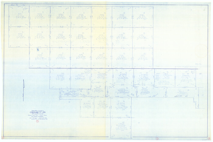 68426, Crockett County Working Sketch 93, General Map Collection