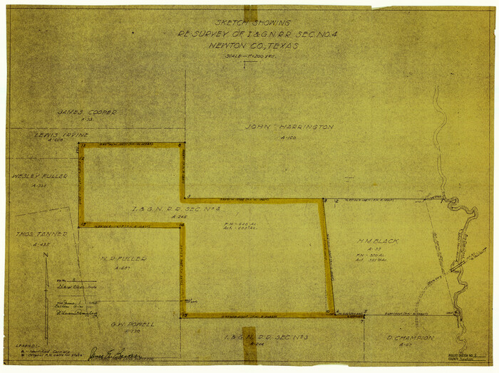 6844, Newton County Rolled Sketch 8, General Map Collection