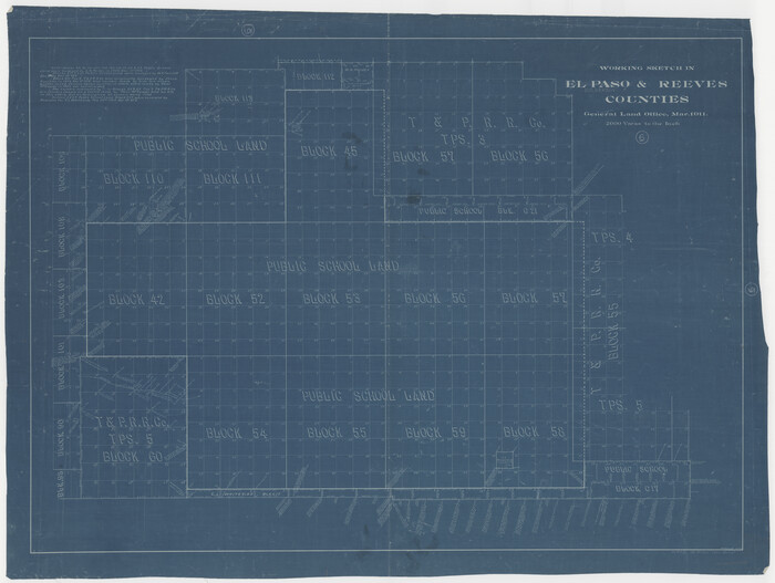 68458, Culberson County Working Sketch 6, General Map Collection
