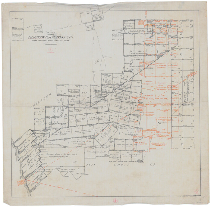 68460, Culberson County Working Sketch 8, General Map Collection
