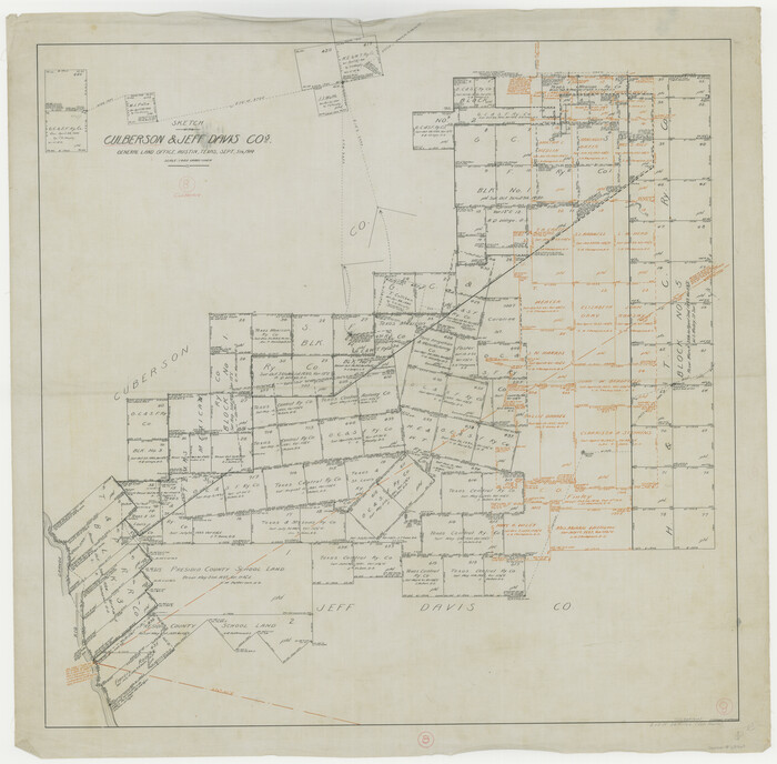 68460, Culberson County Working Sketch 8, General Map Collection