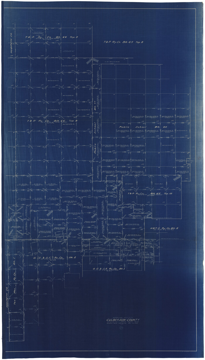 68472, Culberson County Working Sketch 20, General Map Collection
