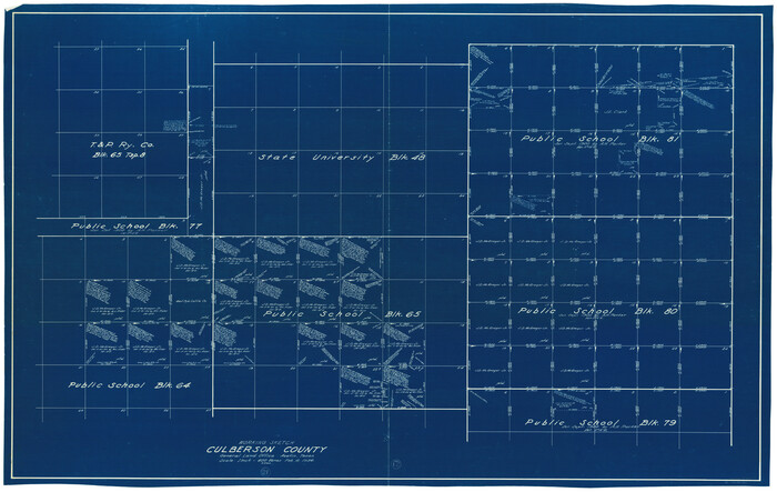 68473, Culberson County Working Sketch 21, General Map Collection
