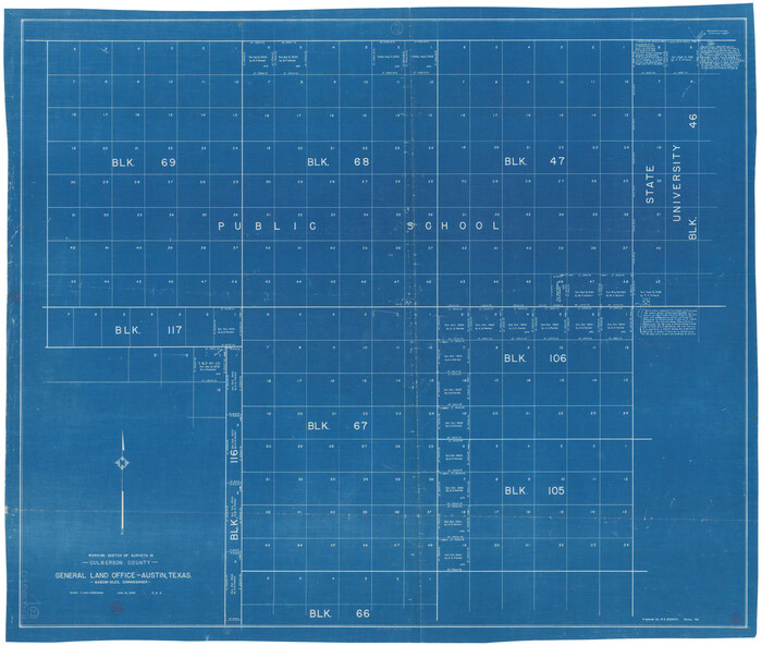 68476, Culberson County Working Sketch 23, General Map Collection
