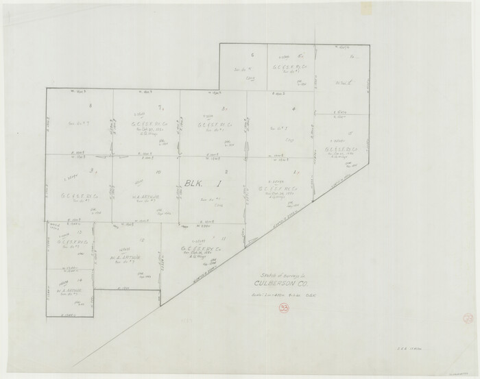 68486, Culberson County Working Sketch 33, General Map Collection