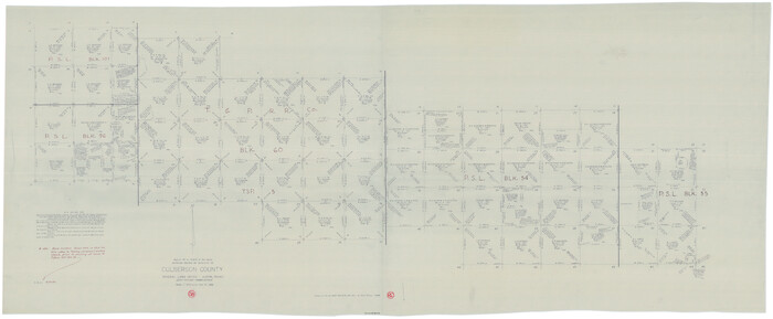 68491, Culberson County Working Sketch 38, General Map Collection
