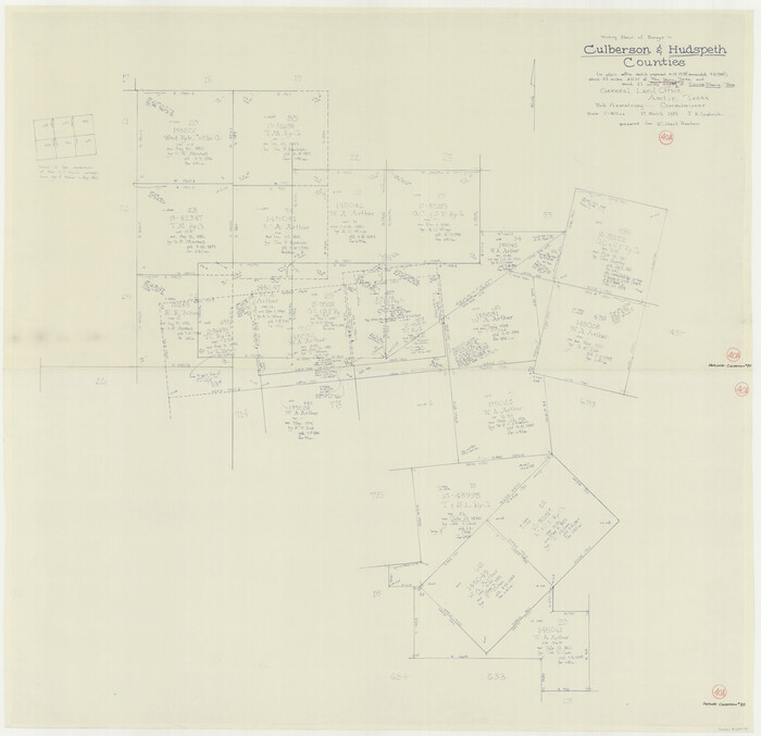 68494, Culberson County Working Sketch 40a, General Map Collection