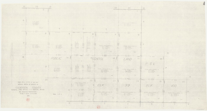 68495, Culberson County Working Sketch 41, General Map Collection