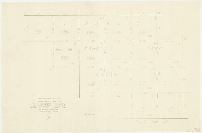 68499, Culberson County Working Sketch 45, General Map Collection