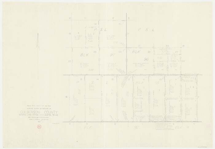 68500, Culberson County Working Sketch 46, General Map Collection