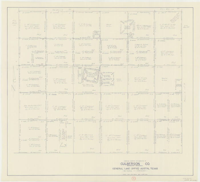 68504, Culberson County Working Sketch 50, General Map Collection